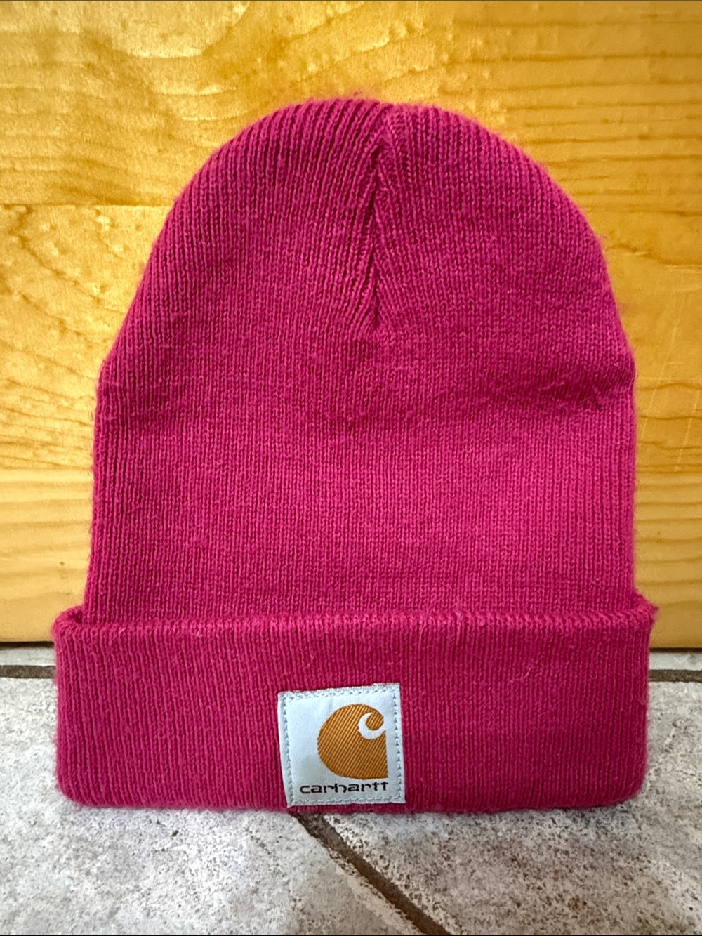 Carhartt Kids Magenta Cuffed Knit Beanie